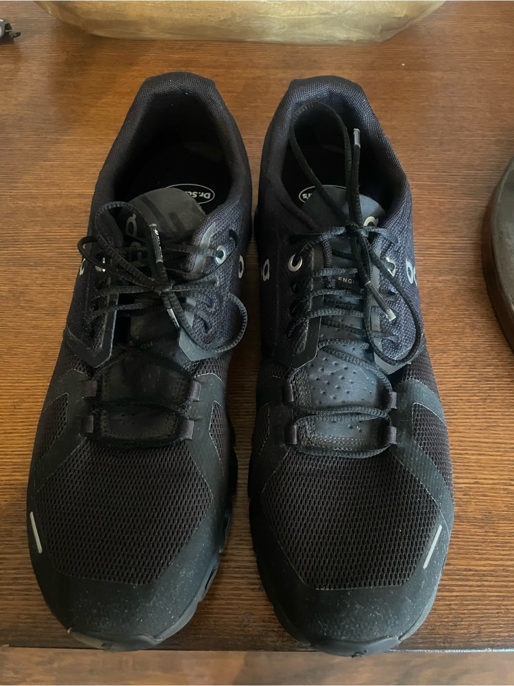 Cloud 6 Men's Black Mesh Lace-Up Sneakers